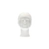 Haarnet CMT clip non-woven L 53cm PP wit 100 stuks foto