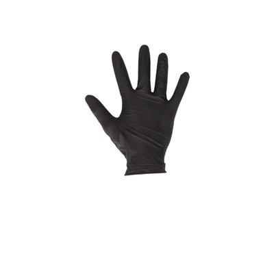 Gant jetable CMT nitrile soft L noir 100 pièces