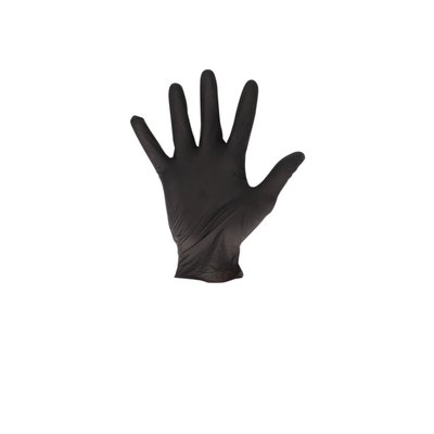 Gant jetable CMT nitrile soft M noir 100 pièces