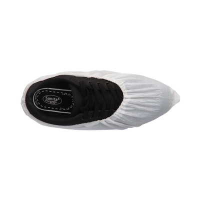 Couvre-chaussure CMT 40my rugueux CPE pointure 36-42 blanc 100 pièces