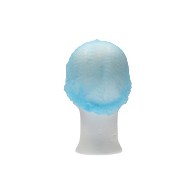 Charlotte à clip CMT non tissé M 50cm PP bleu 100 pièces