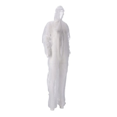 Overall CMT XL non-woven ritssluiting PP wit 50 stuks
