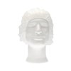Haarnet CMT bouffant non-woven L 53cm PP wit 100 stuks foto