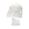 Haarnet CMT bouffant non-woven L 53cm PP wit 100 stuks foto