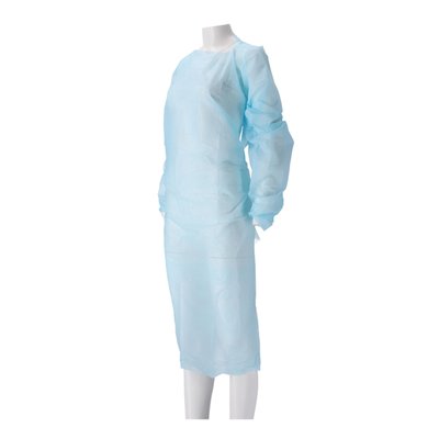 Tablier CMT 30my rugueux manche longue CPE bleu 20 pièces