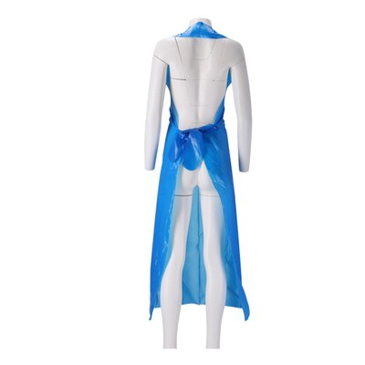 Tablier CMT 25my rugueux rouleau PE 125x80cm bleu 100 pièces