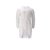 Bezoekersjas CMT M non-woven drukknopen 104cm lang PP wit 100 stuks