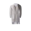 Bezoekersjas CMT M non-woven drukknopen 104cm lang PP wit 100 stuks foto