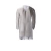 Bezoekersjas CMT L non-woven drukknopen 104cm lang PP wit 100 stuks foto