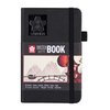 Schetsboek Sakura 80 witte vellen 140gr 90x140mm zwart foto