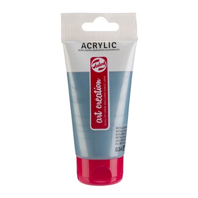 Acrylverf Talens Art Creation 834 metallicblauw tube à 75ml