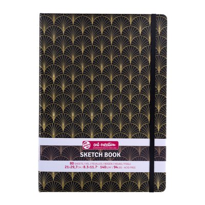 Schetsboek Talens Art Creation 80 vel 140gr 210x297mm art deco