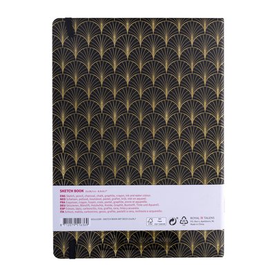 Schetsboek Talens Art Creation 80 vel 140gr 210x297mm art deco