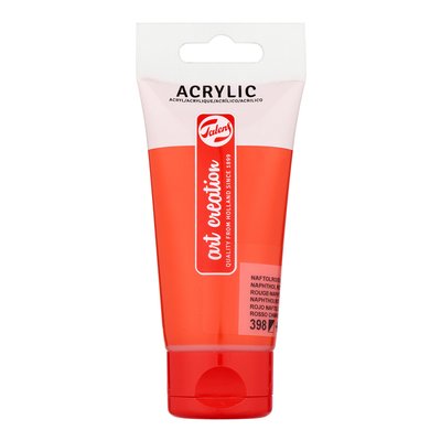 Acrylverf Talens Art Creation 398 naftolrood licht tube à 75ml