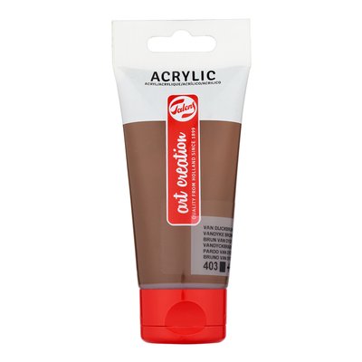 Peinture acrylique Talens Art Creation 403 Brun Van Dyck tube 75ml