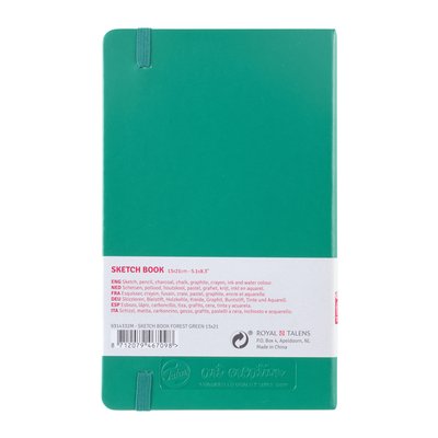 Schetsboek Talens Art Creation 80 vel 140gr 130x210mm woudgroen