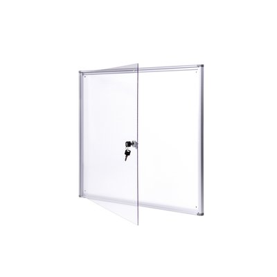 Vitrine murale intérieur MAULextraslim tableau blanc 6x A4 avec serrure
