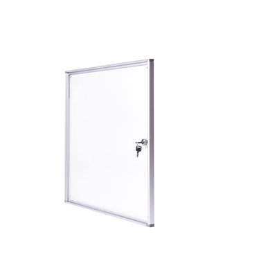 Vitrine murale intérieur MAULextraslim tableau blanc 6x A4 avec serrure