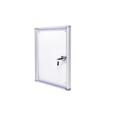 Vitrine murale intérieur MAULextraslim tableau blanc 1x A4 avec serrure