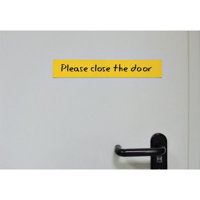 Bande de marquage magnétique MAUL effaçable 10mx20mmx1mm jaune
