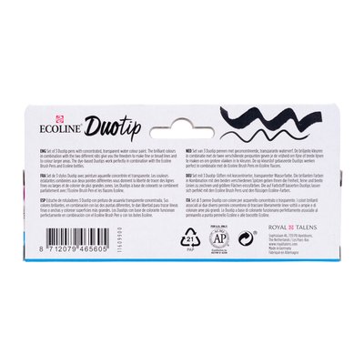 Duotip Talens Ecoline set à 3 stuks primair