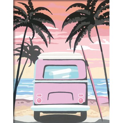 Schilderen op nummers CreArt Beach life