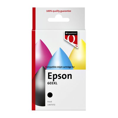 Inktcartridge Quantore alternatief tbv Epson 603XL zwart