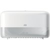 Toiletpapierdispenser Tork T7 Elevation Optiserve Coreless medium duo wit 558040 foto