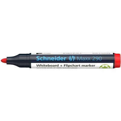 Marqueur tableau blanc Schneider Maxx 290 ogive 2-3mm assorti 3+1 gratuit