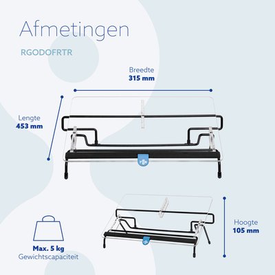 Porte-documents R-go Flex Read réglable