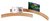Kaarthouder hout middel 35 cm