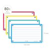 Flashcard Oxford 2.0 75x125mm 80 vel 250gr lijn assorti foto