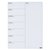 Magnetische planner Desq week 40x30cm magnetisch
