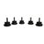 Bureaustoelglijders Topstar 10mm 5 stuks