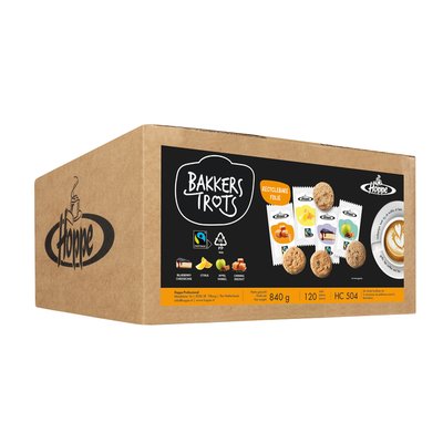 Biscuits Hoppe Bakkers Trots Fairtrade mélange 120 pièces