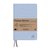 Carnet de notes Aurora Ocean A5 192 pages ligné 80g structure lin bleu