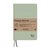Carnet de notes Aurora Ocean A5 192 pages ligné 80g structure lin vert