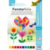 Film vitrail Folia 23x33cm set 10 couleurs Photo