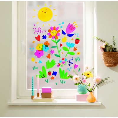 Film vitrail Folia 23x33cm set 10 couleurs