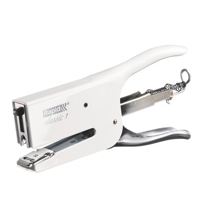 Pince agrafeuse Rapid K1 Retro Classic blanc