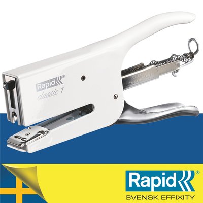 Pince agrafeuse Rapid K1 Retro Classic blanc