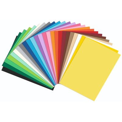 Knutselpapier Folia A4 100vel 25 kleuren