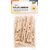 Wasknijper Folia 48 stuks drie formaten hout