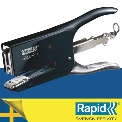 Pince agrafeuse Rapid K1 Retro Classic noir