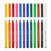 Feutre Bruynzeel Teens Super Point avec effaceur blanc set 12 couleurs Photo