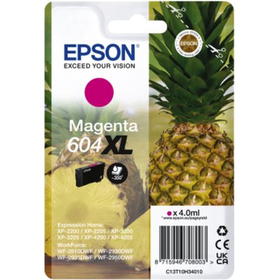 Inktcartridge Epson 604XL T10H34 rood