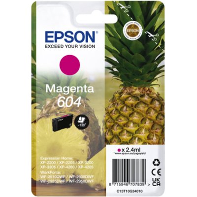 Inktcartridge Epson 604 T10G34 rood