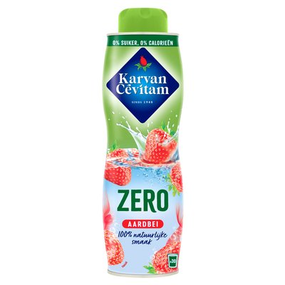 Siroop Karvan Cevitam aardbei 0% suiker 600ml