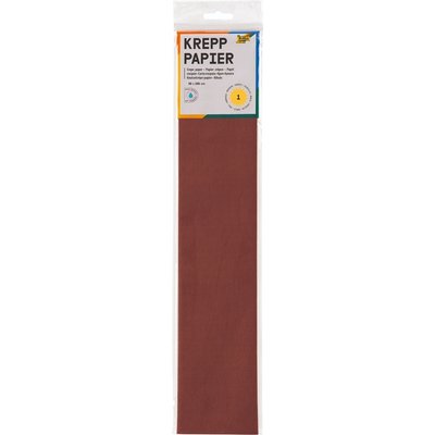 Crêpepapier Folia 50x250cm 10vel 161 kastanjebruin