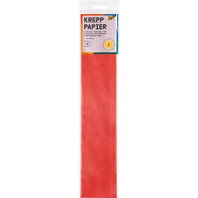 Crêpepapier Folia 50x250cm 10vel 134 vuurrood